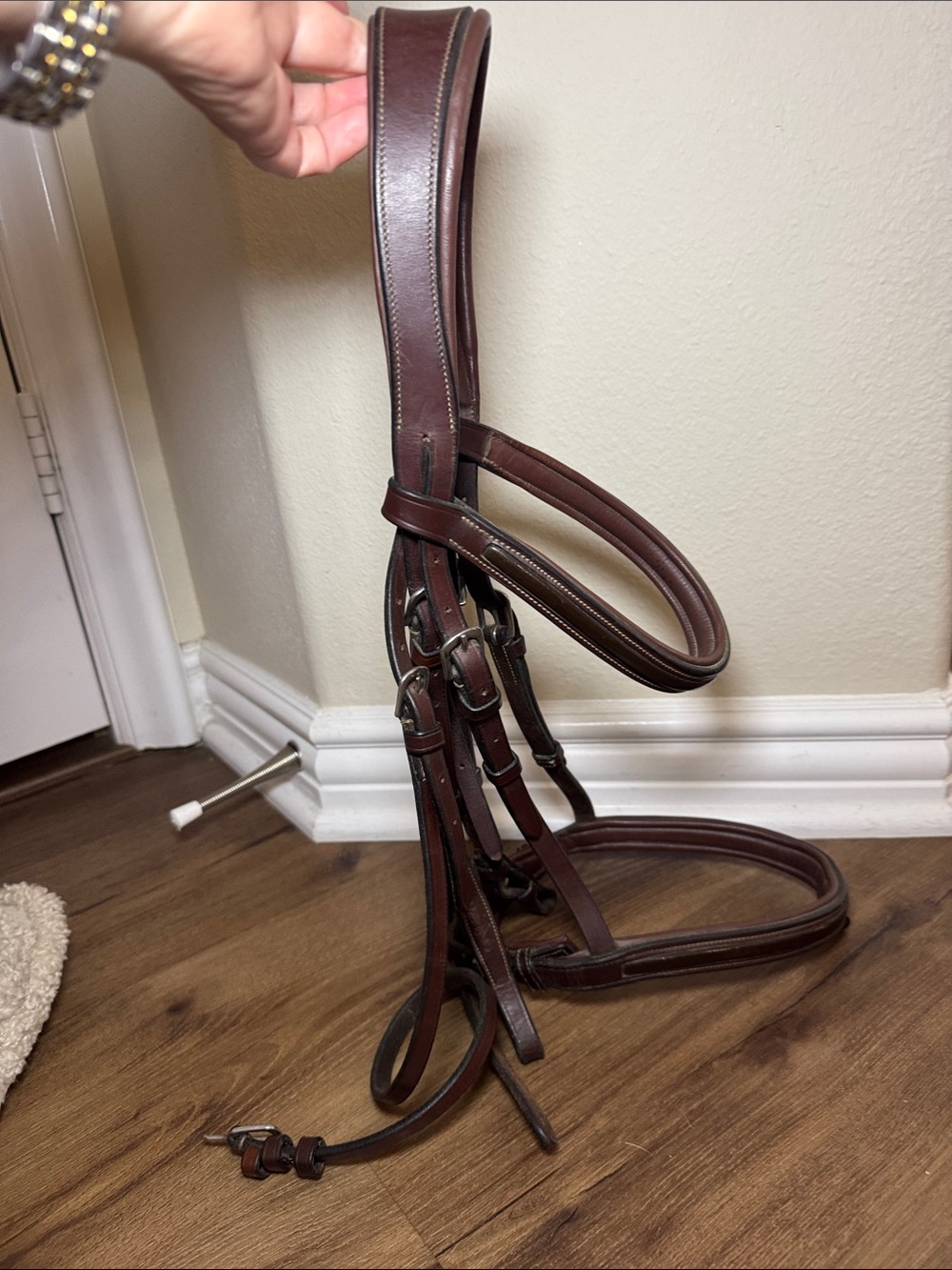 🐴 Equipe Full/Horse Bridle w/Patent Leather Accents. 🐴 - Picture 6 of 9